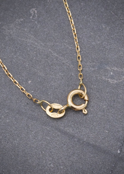 Cadena Aro Seguido 1.4gr / 45cm / 1mm — Oro Amarillo