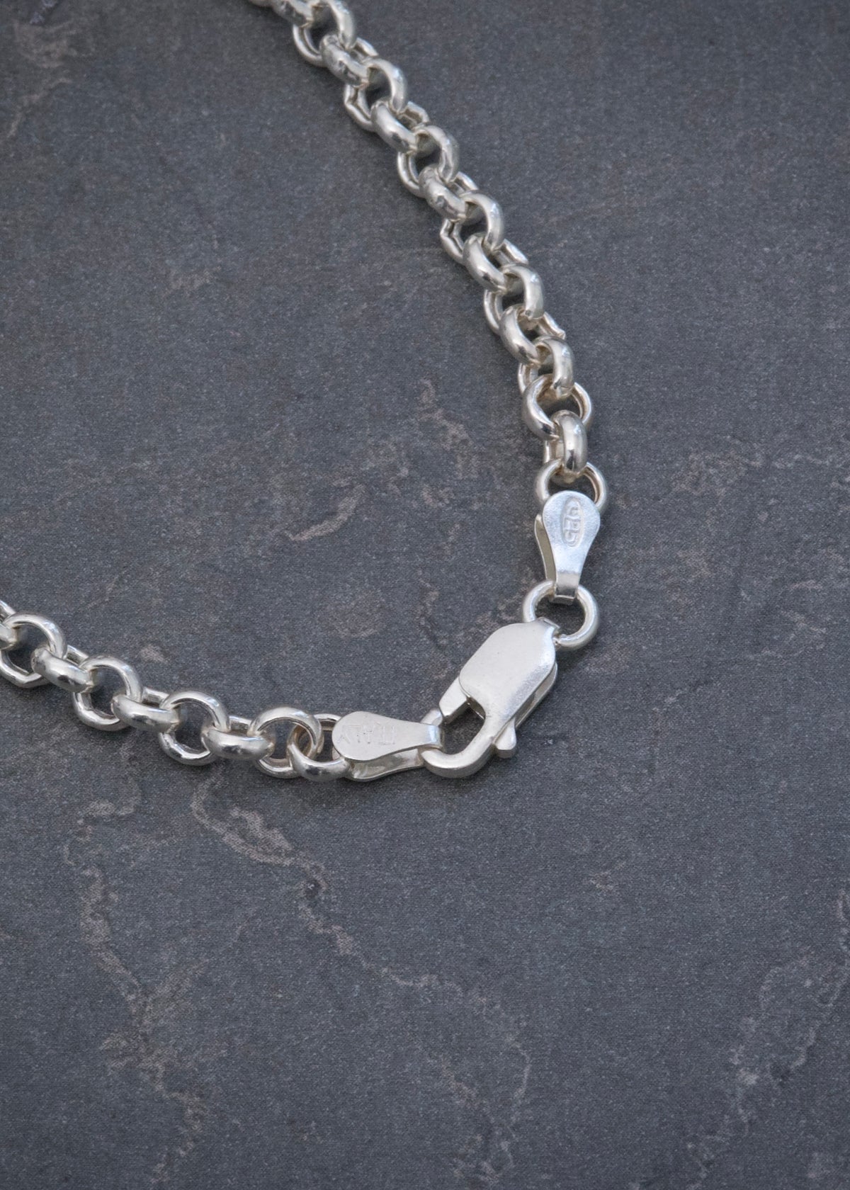 Cadena Lucky Clover Diamantada 17.6gr / 50cm / 13.3mm — Plata 925