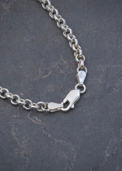 Cadena Lucky Clover Diamantada 17.6gr / 50cm / 13.3mm — Plata 925