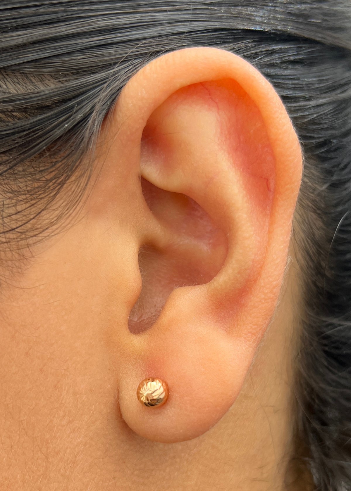 Topos Bola Diamantados 0.6gr / 0.5cm / 5mm — Oro Rosado
