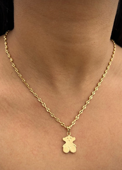 Dije oso th 0.9gr / Largo 2.3cm / Oro Amarillo Nac M