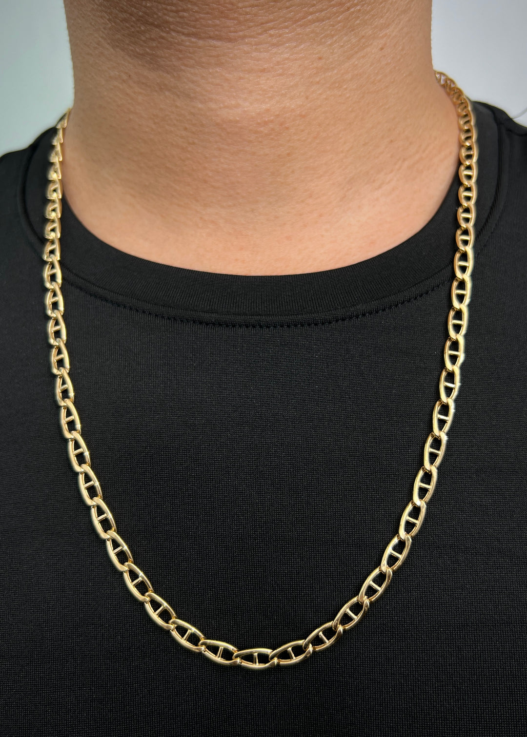 Cadena escalera 18.3gr / Largo 60cm — Oro Amarillo