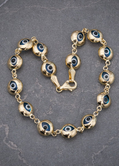 Pulso Ojo Turco 6.7gr / 19cm / 7mm — Oro Amarillo