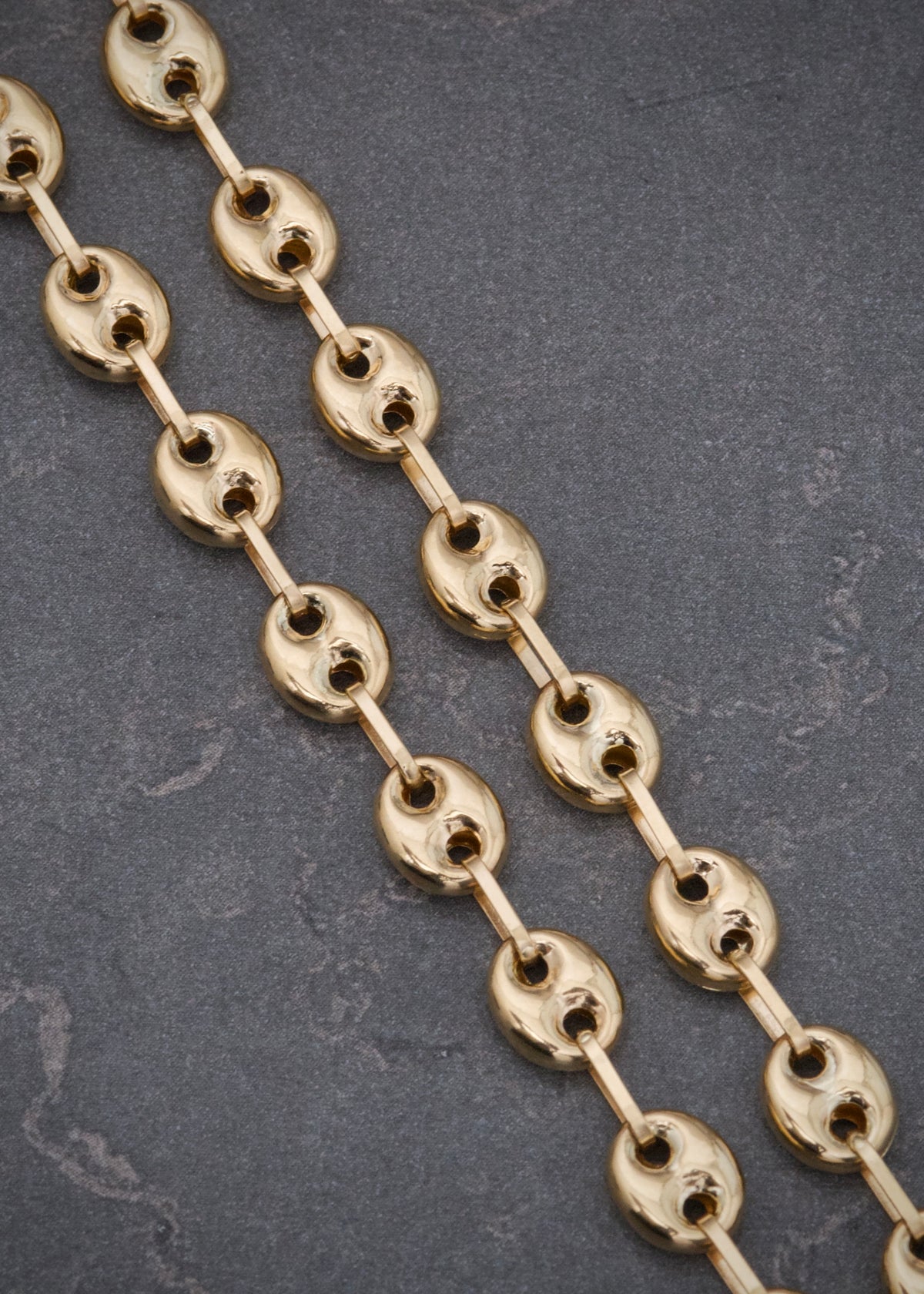 Cadena Gc 11.3gr / 45cm / 6.4mm — Oro Amarillo