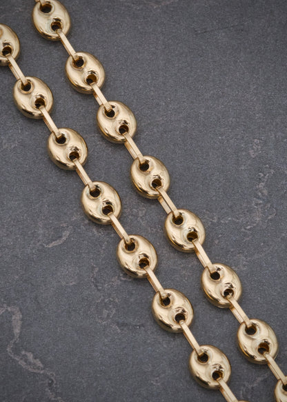 Cadena Gc 11.3gr / 45cm / 6.4mm — Oro Amarillo