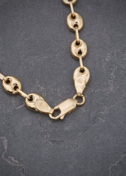 Cadena Gc 11.3gr / 45cm / 6.4mm — Oro Amarillo