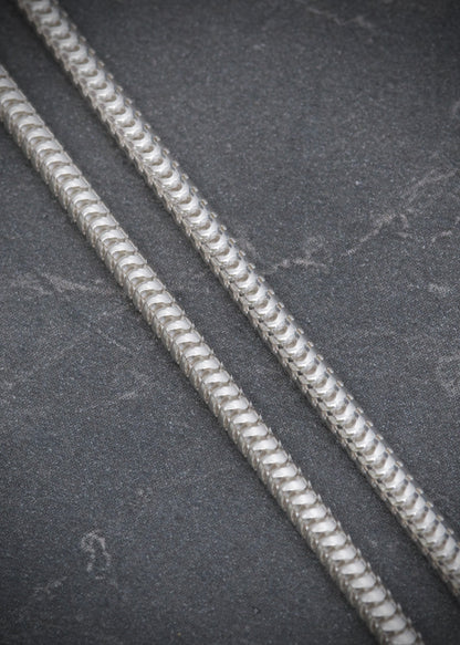 Cadena cola de raton 12.6gr / Largo 65cm / Plata M