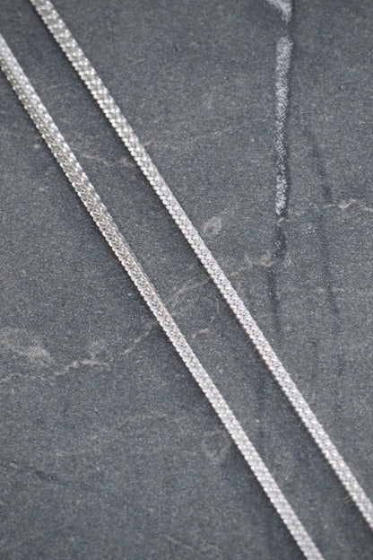 Cadena franco especial 3.7gr / Largo 45cm / Plata M