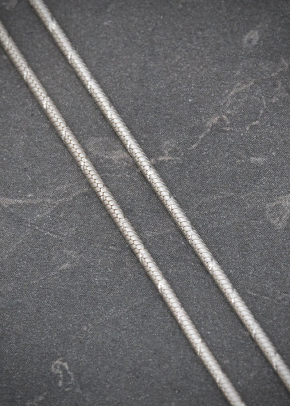 Cadena cola de raton 4.7gr / Largo 45cm / Plata M