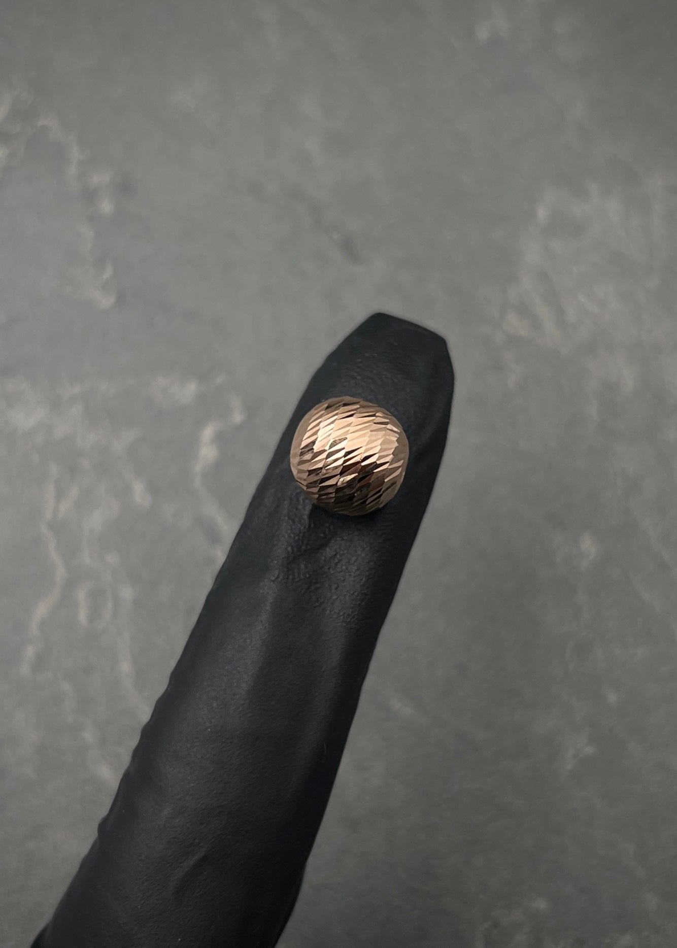 Bolas diamantada 10mm 0.65gr / Oro Rosado Nac B