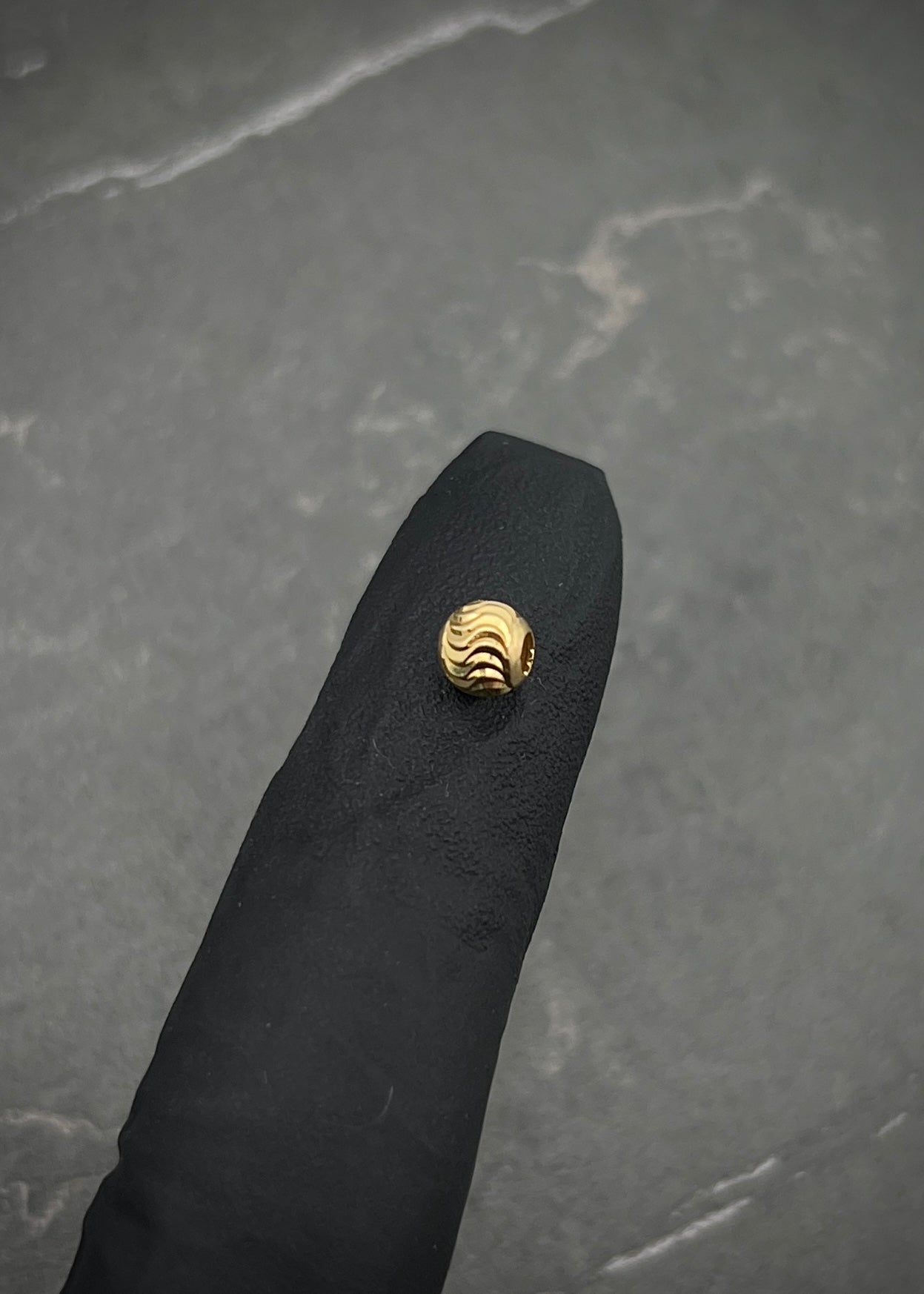 Bolas diamantada luna 5mm 0.25gr / Oro Amarillo Nac B