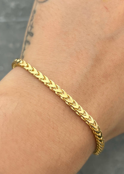 Pulso Franco 11.55gr / 21cm / 2.7mm — Oro Amarillo
