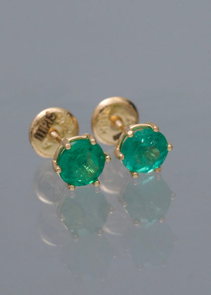 Topos con 111pts de Esmeralda 0.95gr / 0.5cm / 5mm — Oro Amarillo