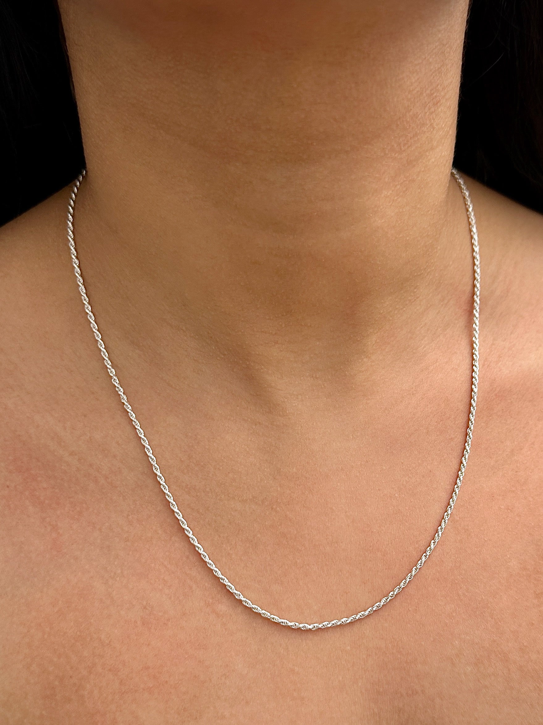 Cadena lazo 4.8gr / Largo 50cm / Plata M