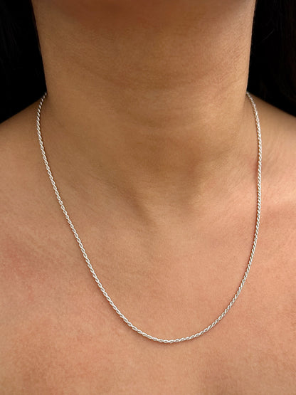 Cadena lazo 4.8gr / Largo 50cm / Plata M