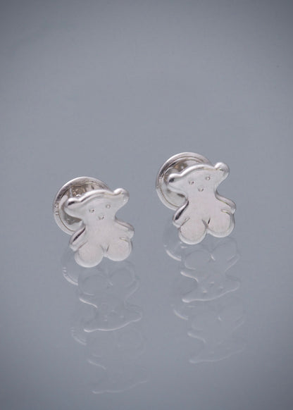 Topos oso th 0.6gr / Largo 0.7cm / Oro Blanco Nac M