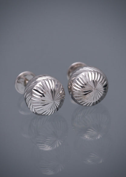 Topos bola diamantada 9mm 1.45gr / Oro Blanco Nac M