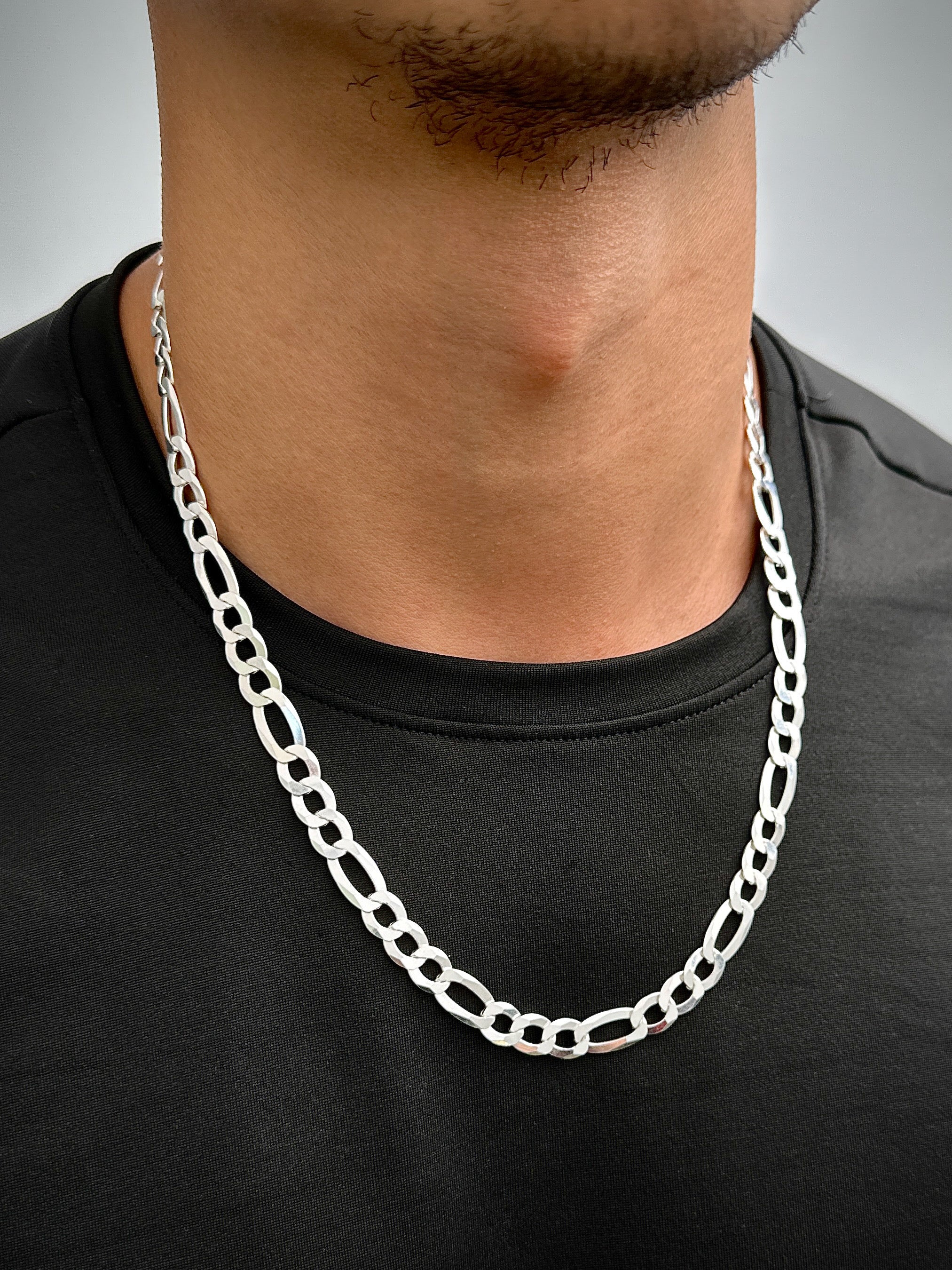 Cadena figaro 38.2gr / Largo 60cm / Plata P