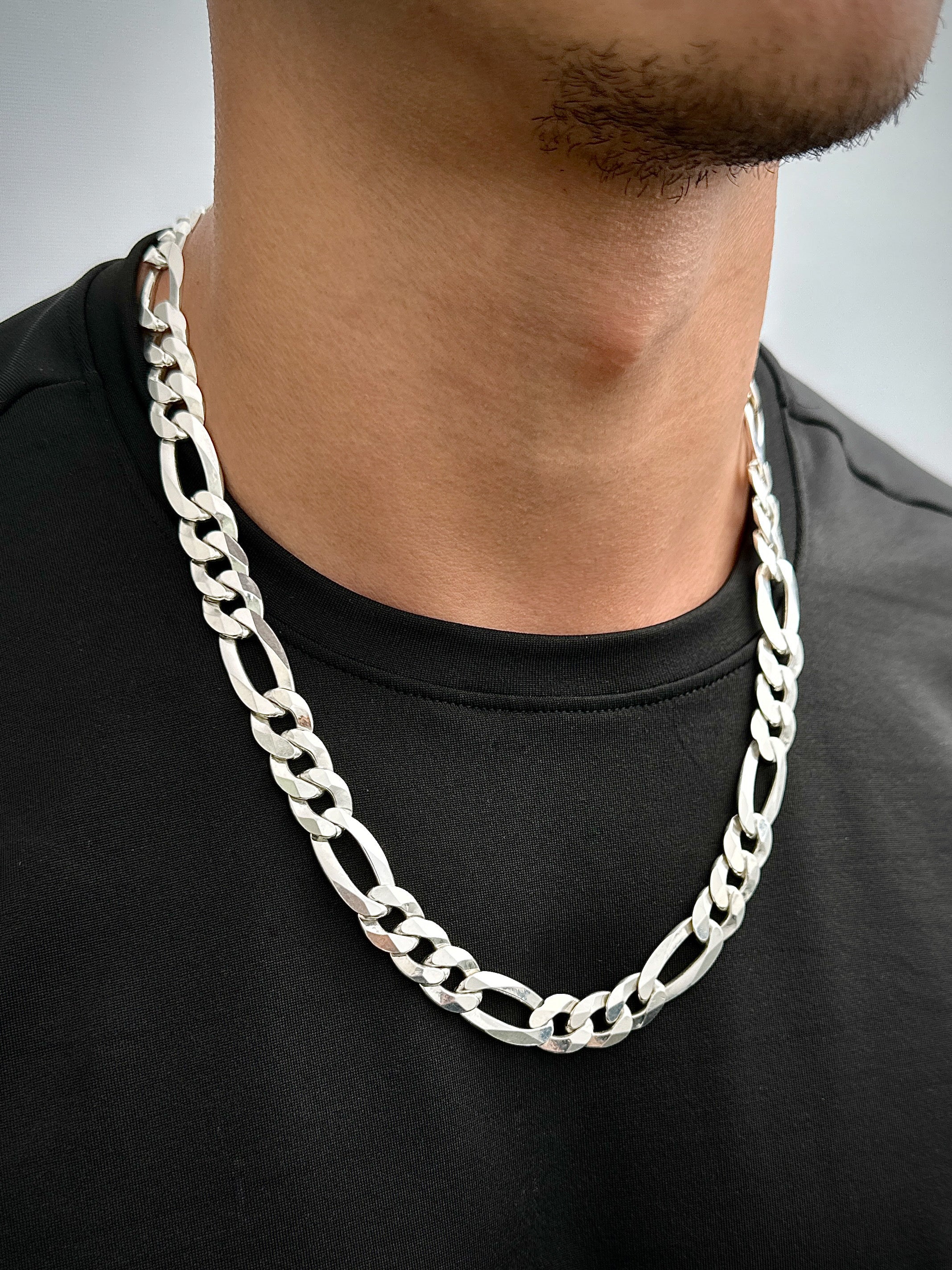 Cadena figaro 107.4gr / Largo 60cm / Plata P