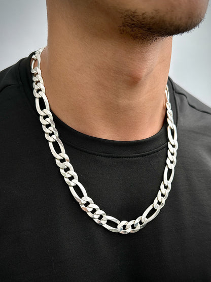 Cadena figaro 107.4gr / Largo 60cm / Plata P