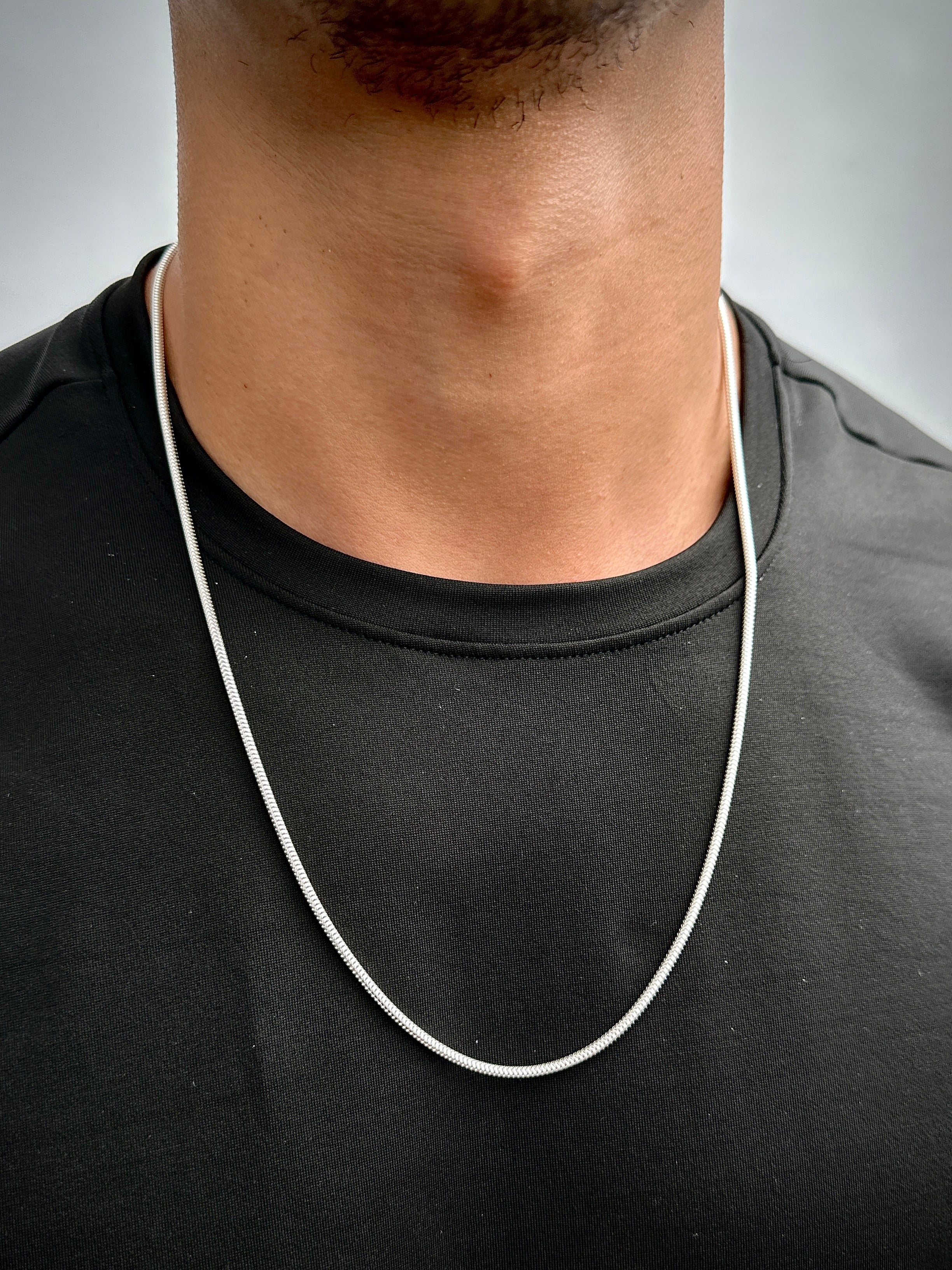 Cadena cola de raton 18.5gr / Largo 60cm / Plata P