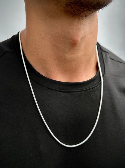 Cadena cola de raton 13.4gr / Largo 65cm / Plata P