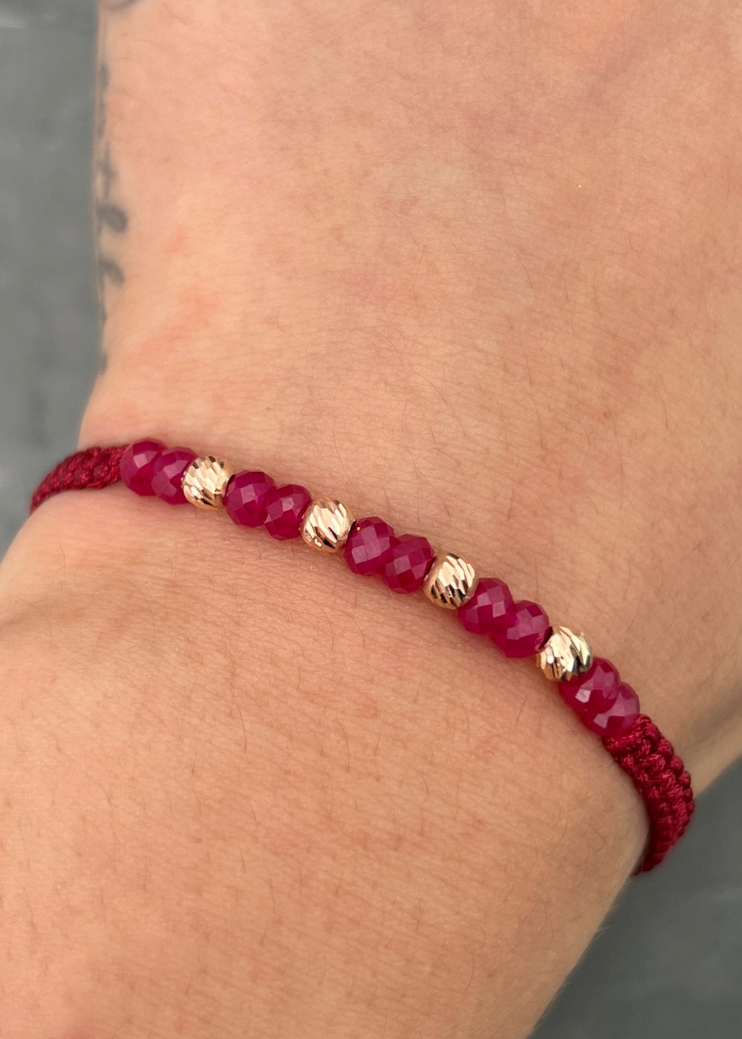 Pulsera Energetica 0.45gr — Oro Rosado