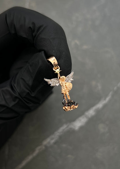Dije Arcangel San Miguel 1.6gr / 2.8cm / 13.5mm — Oro Rosado