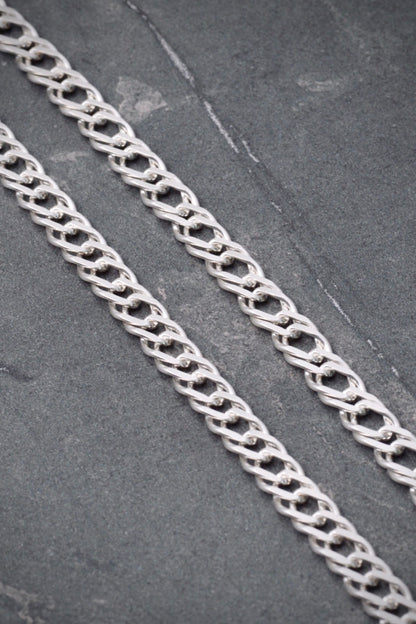Cadena aro seguido doble 22.9gr / Largo 55cm / Plata P