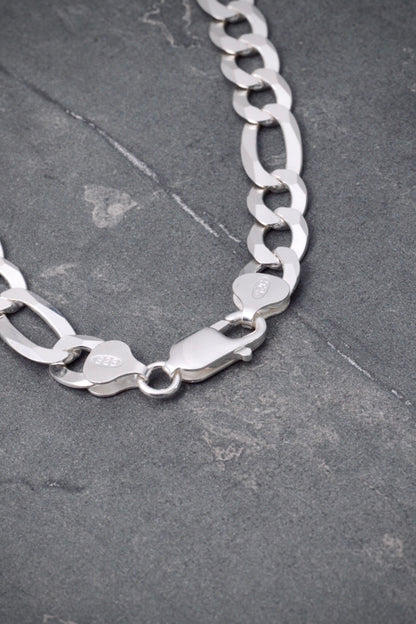 Cadena figaro 38.2gr / Largo 60cm / Plata P