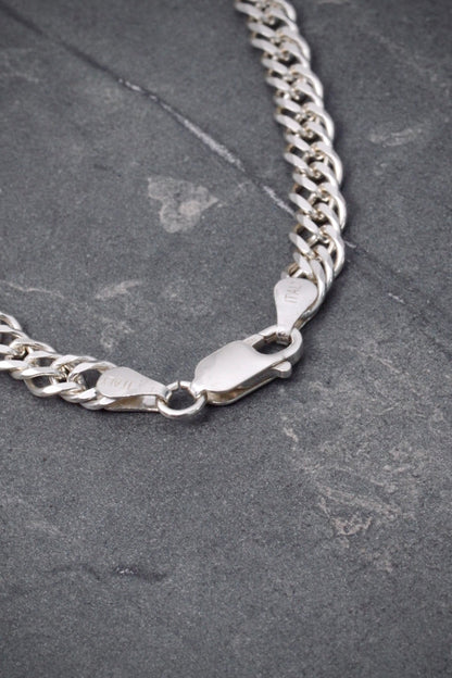 Cadena aro seguido doble 43.6gr / Largo 65cm / Plata P