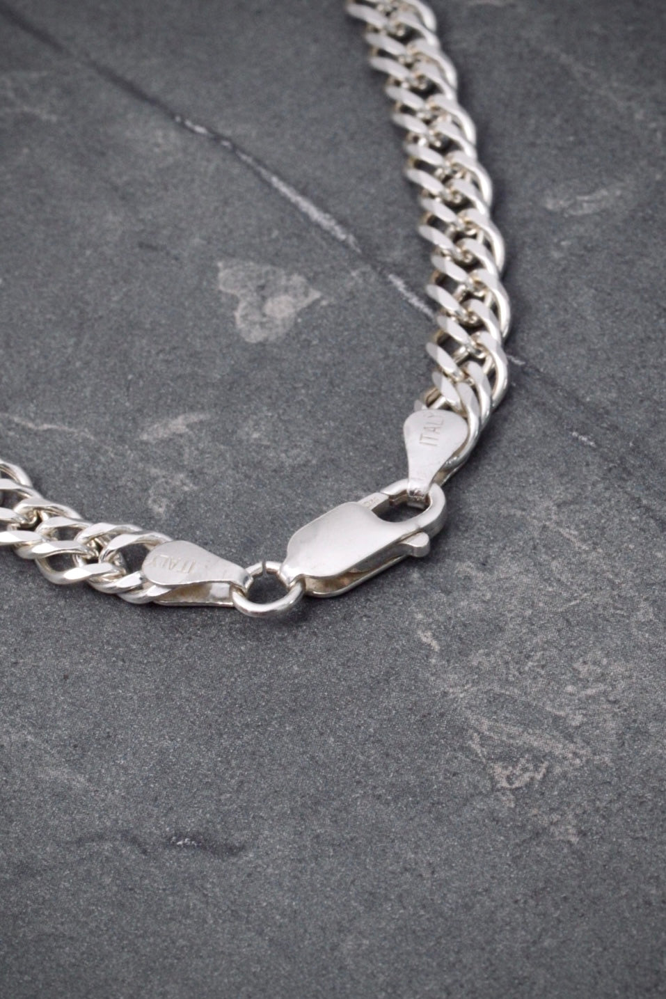 Cadena aro seguido doble 43.6gr / Largo 65cm / Plata P