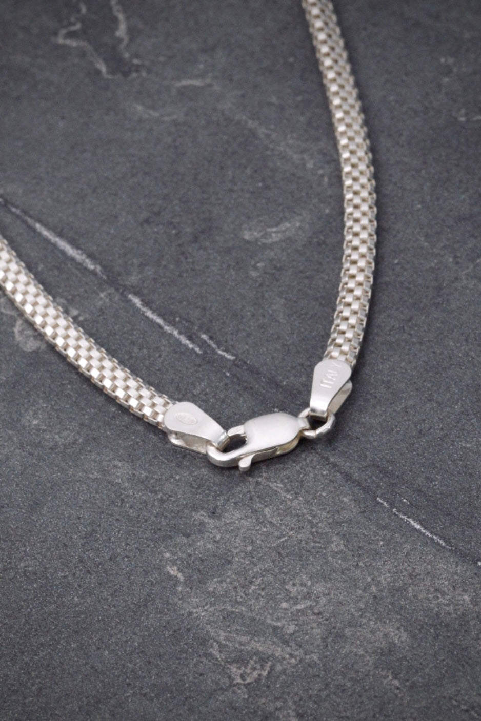 Cadena cola de raton especial 8gr / Largo 45cm / Plata P