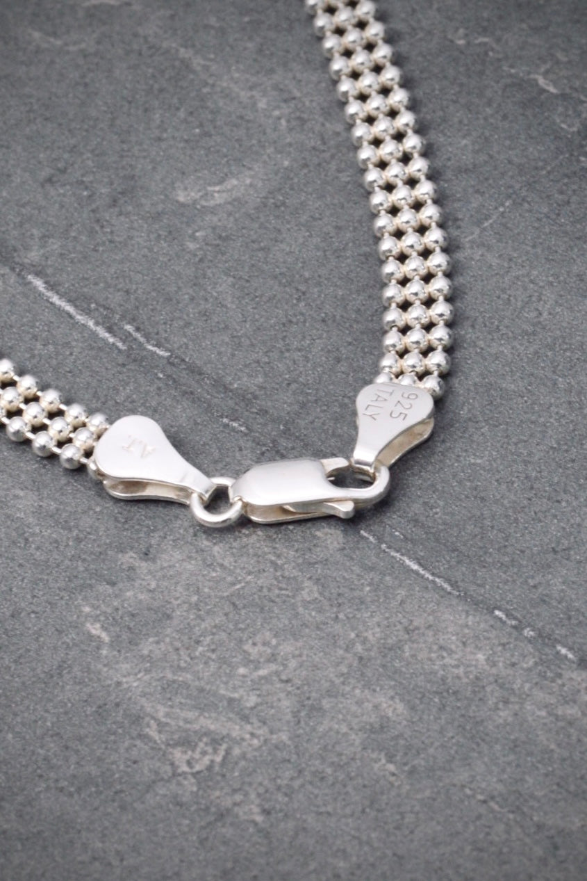 Cadena militar 11.65gr / Largo 45cm / Plata P