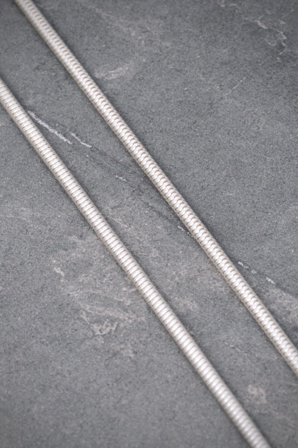 Cadena cola de raton 10gr / Largo 45cm / Plata P