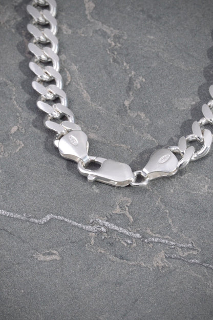 Cadena cubana 49.5gr / Plata 60cm / Plata B