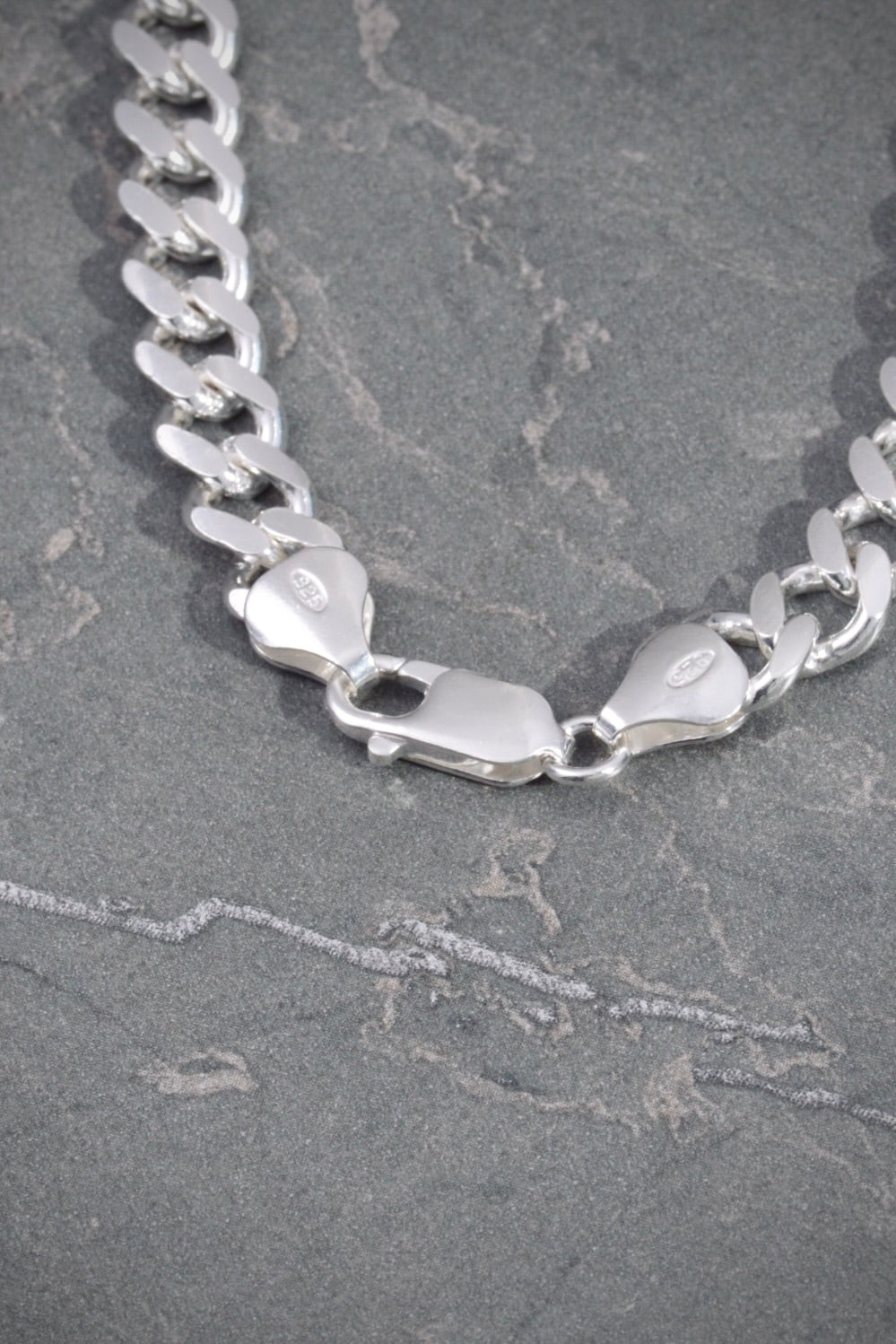 Cadena cubana 49.5gr / Plata 60cm / Plata B