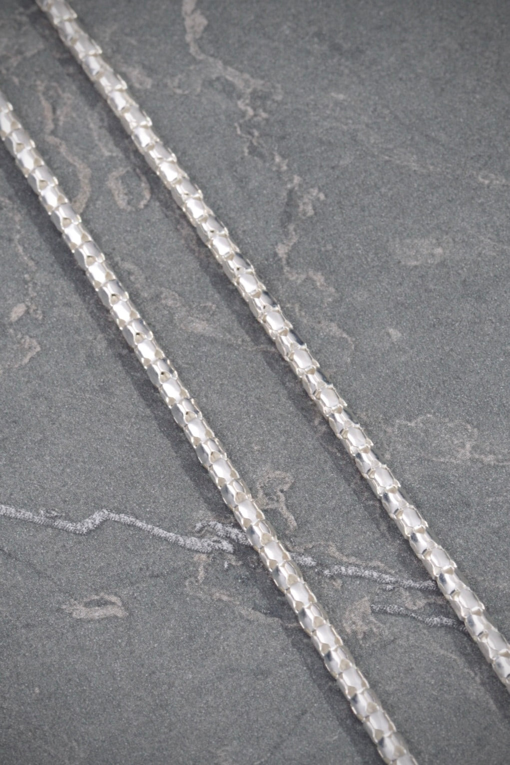 Cadena cola de raton 7.6gr / Largo 55cm / Plata M