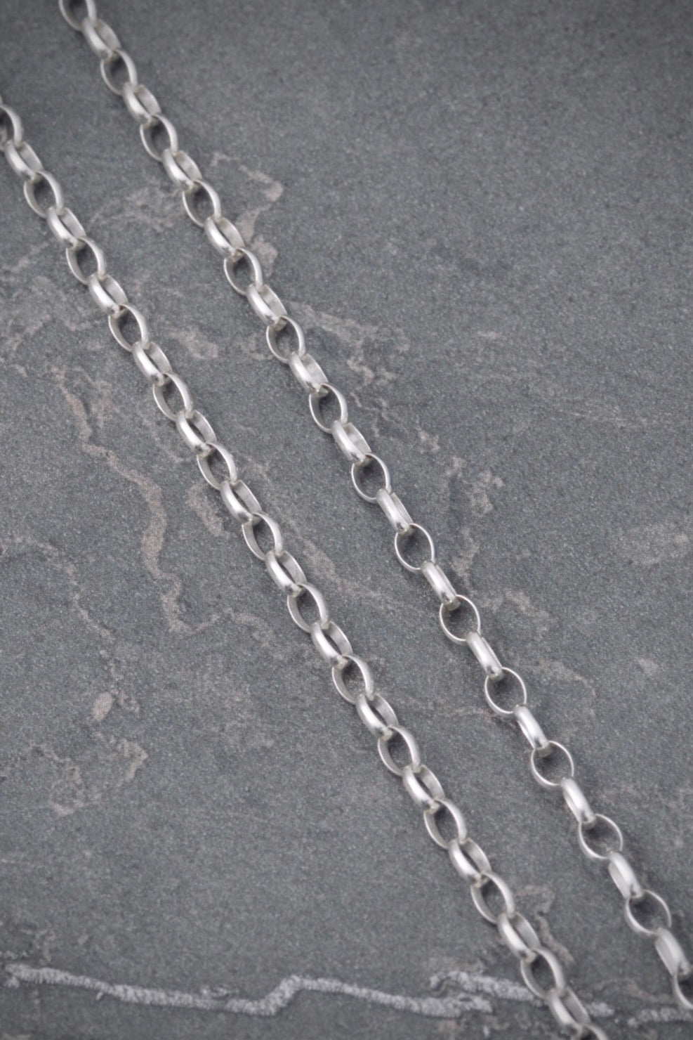 Cadena aro seguido 5.5gr / Largo 70cm / Plata B