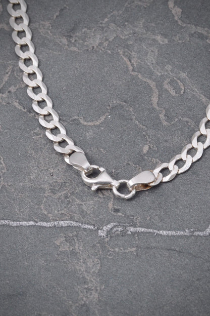 Cadena cubana 12gr / Largo 60cm / Plata B