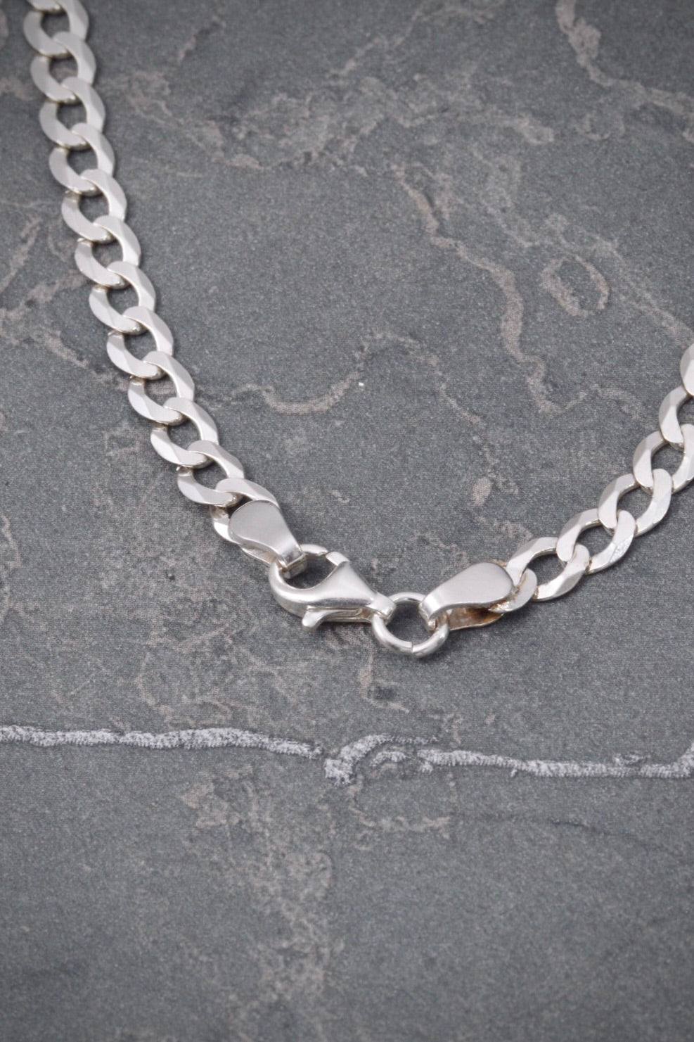 Cadena cubana 12gr / Largo 60cm / Plata B
