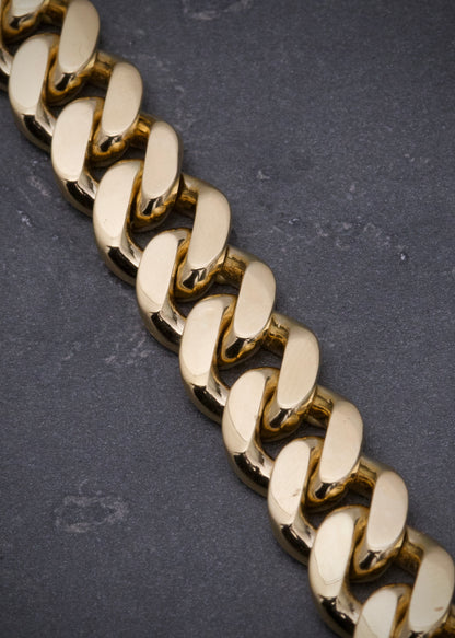 Pulso cubano 33.15gr / Largo 20cm / Oro Amarillo Nac M