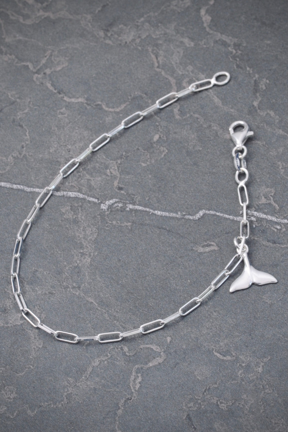 Pulso paper clip 2.45gr / Largo 19cm / Plata B