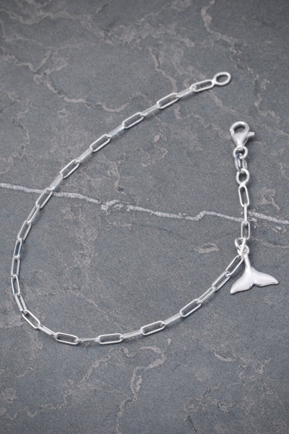 Pulso paper clip 2.45gr / Largo 19cm / Plata B