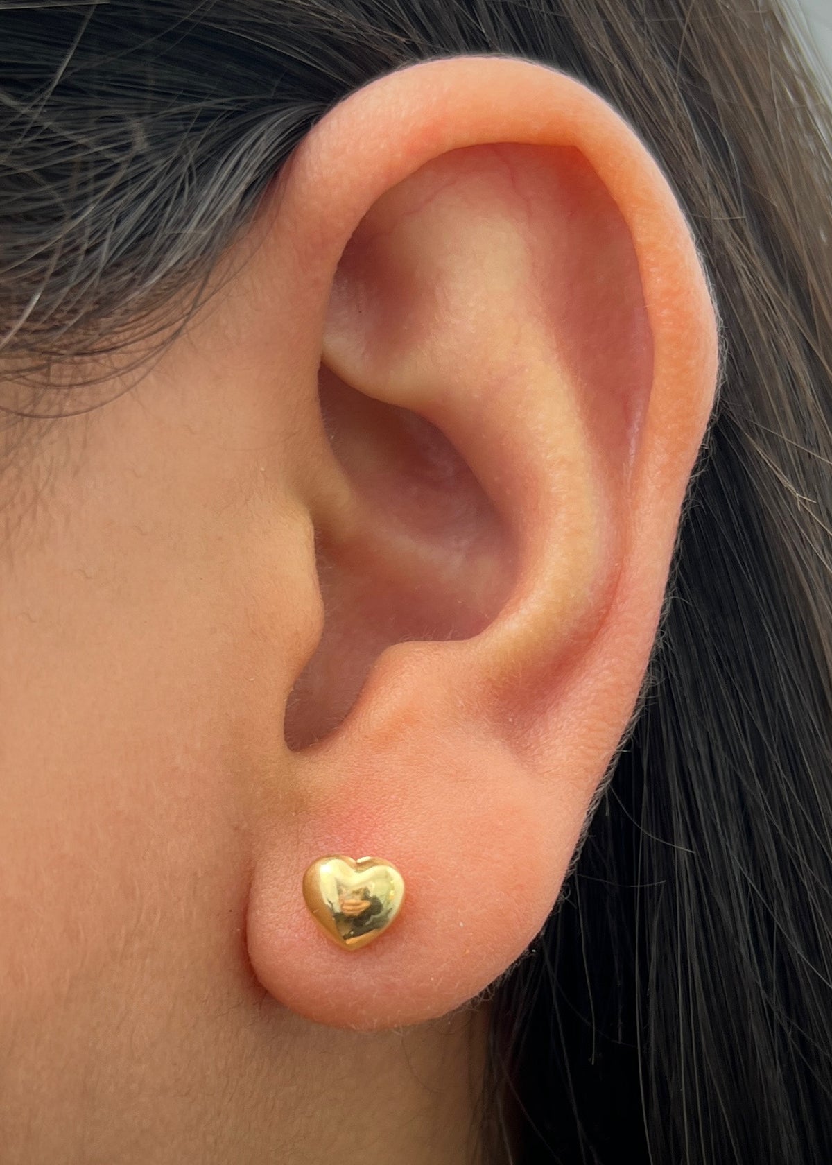 Topos Corazon 0.6gr / 0.6cm / 6.6mm — Oro Amarillo