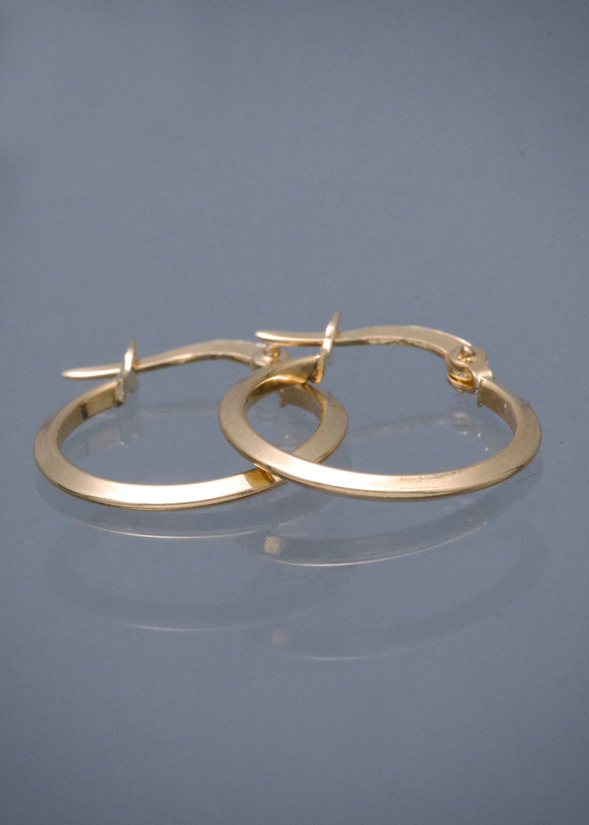 Candongas Lisas 1gr / 2cm / 1.6mm — Oro Amarillo