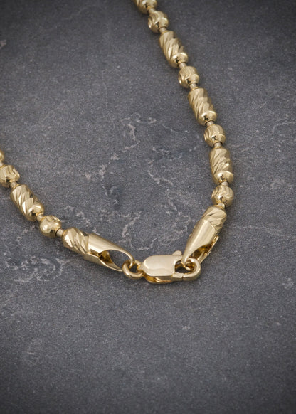 Cadena especial diamantada 18.2gr / Largo 60cm / Oro Amarillo (Joya) B