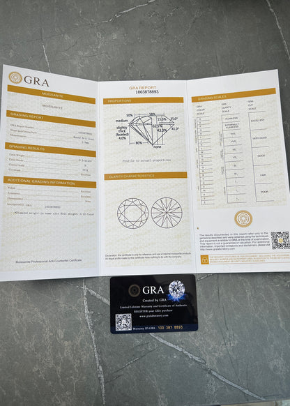 Cadena tenis con 1450pts de moissanita 25.6gr / Largo 50cm / Plata M