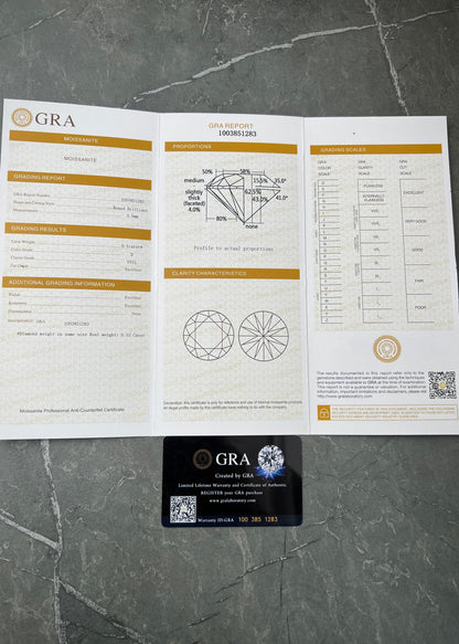 Cadena tenis con 1590pts de moissanita 28.4gr / Largo 55cm (Joya) B