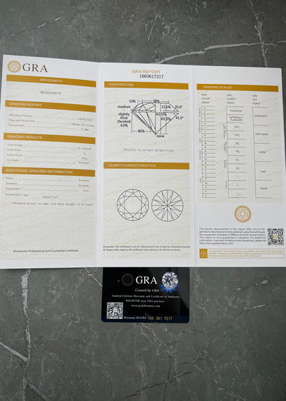 Cadena tenis con 1730pts de moissanita 31.4gr / Largo 60cm (Joya) B